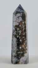 Load image into Gallery viewer, Ocean Jasper Gemstone Tower With Druzy Pockets
