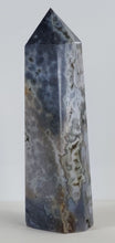 Load image into Gallery viewer, Ocean Jasper Gemstone Tower With Druzy Pockets
