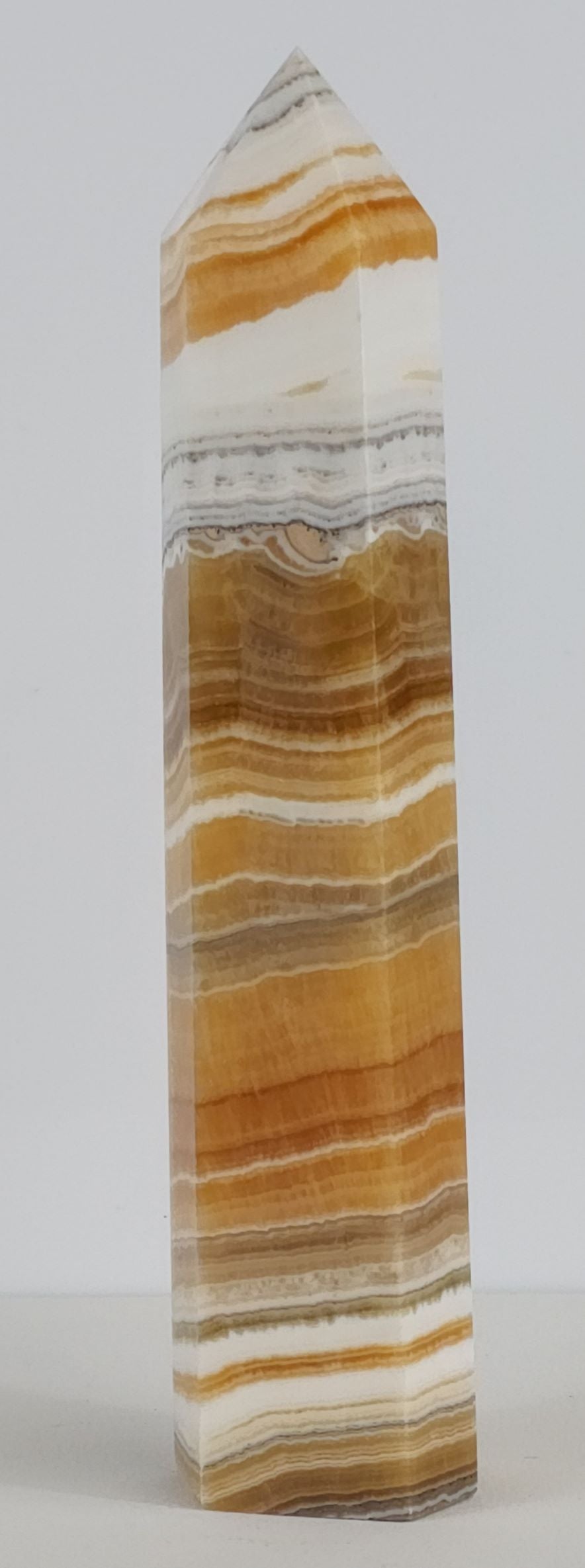 Yellow Calcite Gemstone Tower