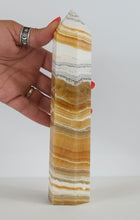 Load image into Gallery viewer, Yellow Calcite Gemstone Tower
