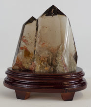 Load image into Gallery viewer, Smokey Quartz Gemstone Double Terminated Tower With Phantom Quartz Gemstone
