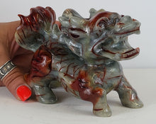Load image into Gallery viewer, Carnelian Gemstone Dragon Figure
