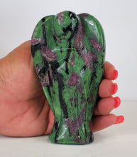 Load image into Gallery viewer, Zoisite Gemstone Angel Figurine
