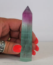 Load image into Gallery viewer, Fluorite Gemstone Point Tower
