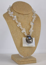 Load image into Gallery viewer, Rainbow Moonstone Gemstone Necklace With Rainbow Moonstone Gemstone Pendant
