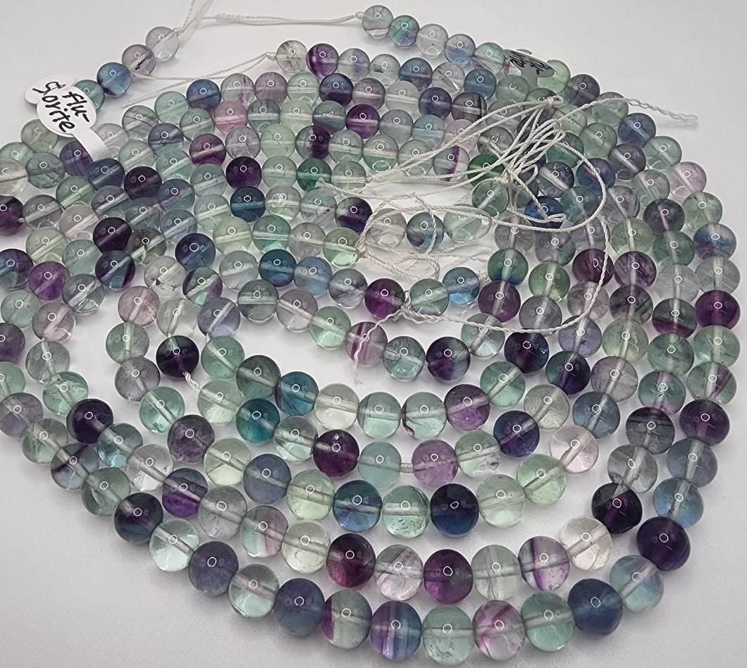 Rainbow Fluorite Gemstone Necklace