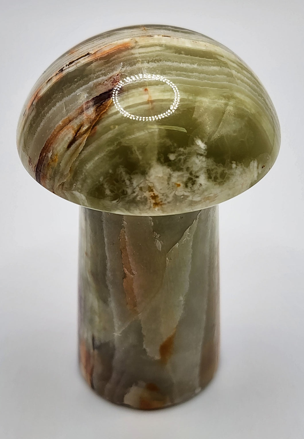 Onyx Gemstone Mushroom Figurine