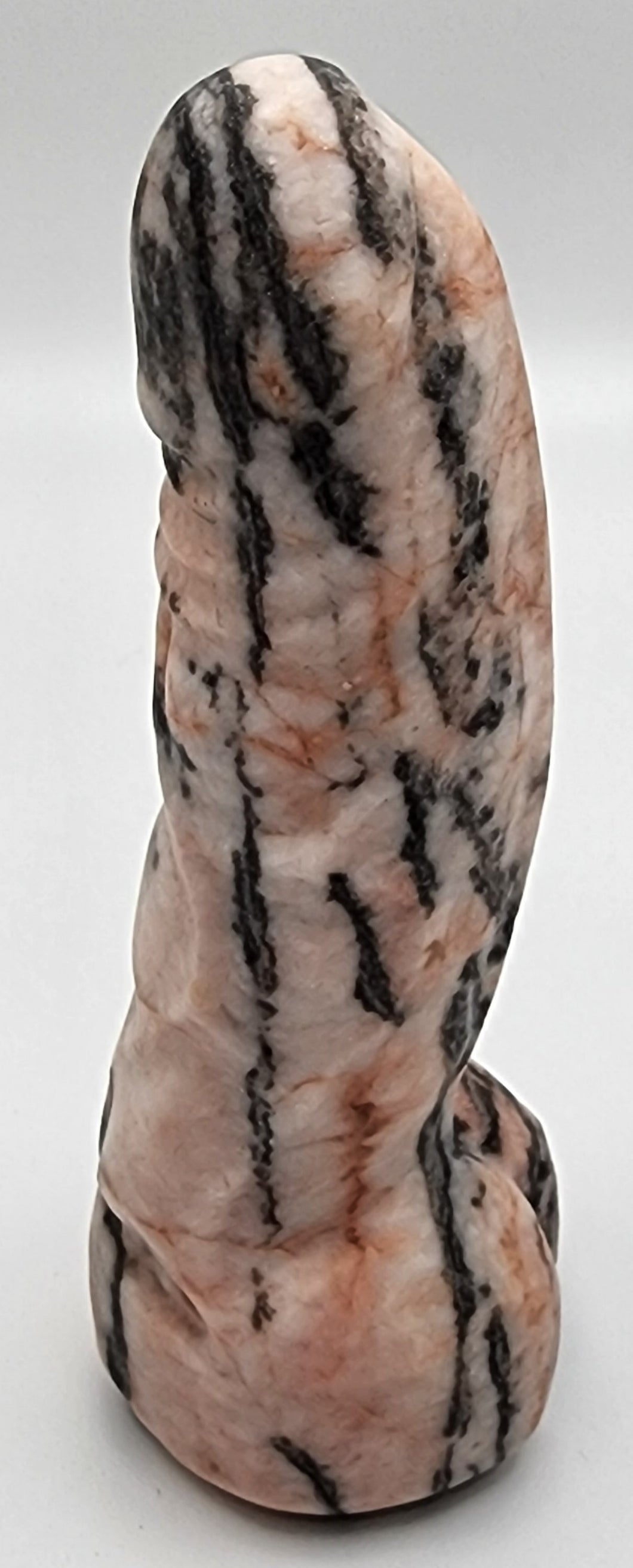 Zebra Jasper Gemstone Phallus Figurine