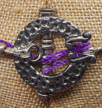 Load image into Gallery viewer, Three Layered Magnasite Gemstone Slab Necklace Trimmed With Silver and Lapis Gemstone Beads - Adjustable Clasp
