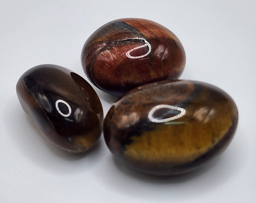 Loose Tiger Eye Gemstone Tumbler