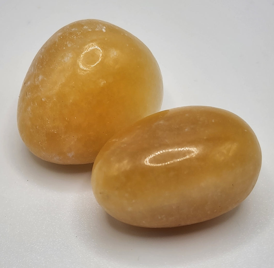Yellow Calcite Gemstone Tumbler