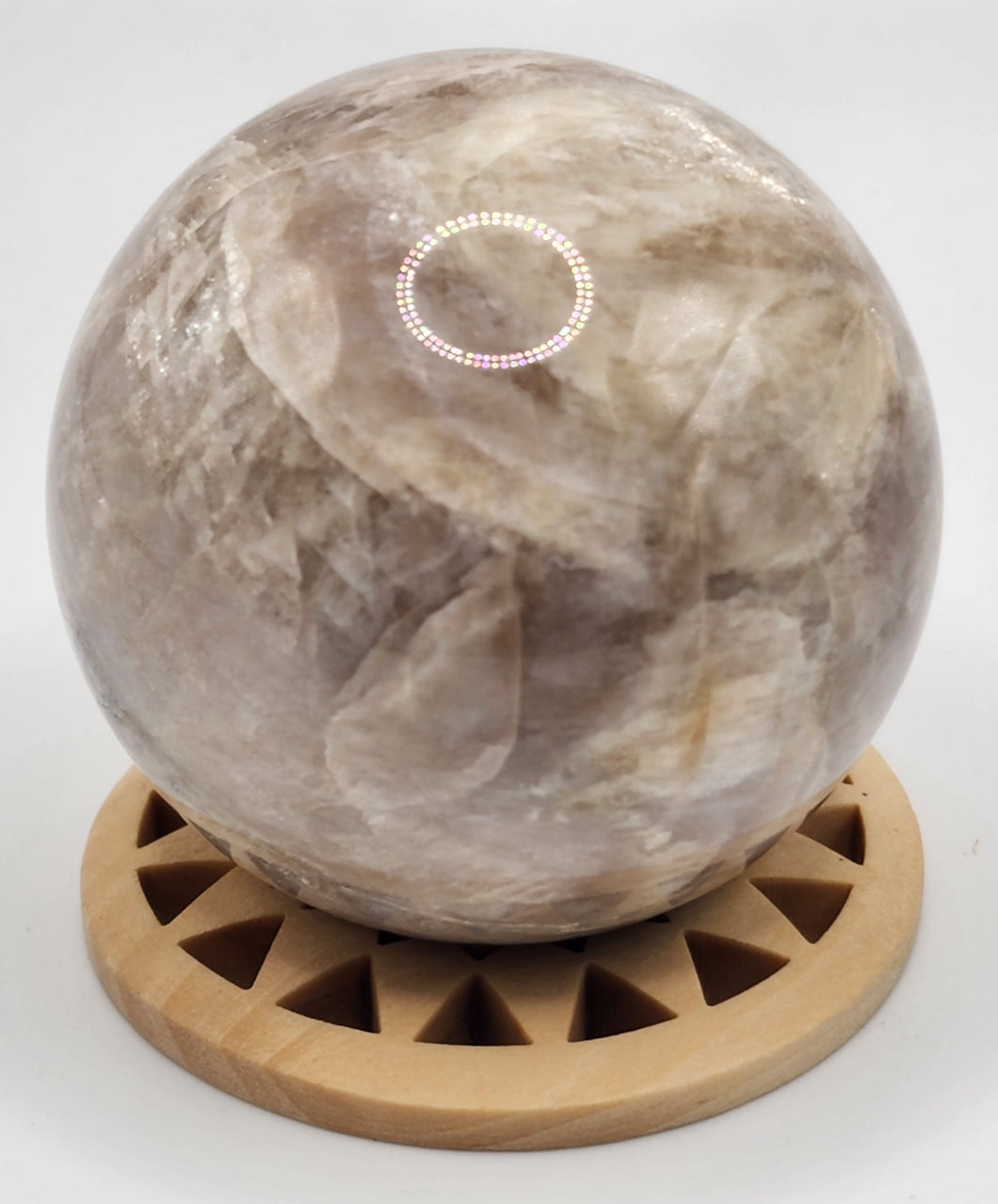 Rainbow Moonstone Gemstone Sphere