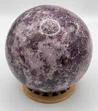 Load image into Gallery viewer, Lepidolite Gemstone Sphere
