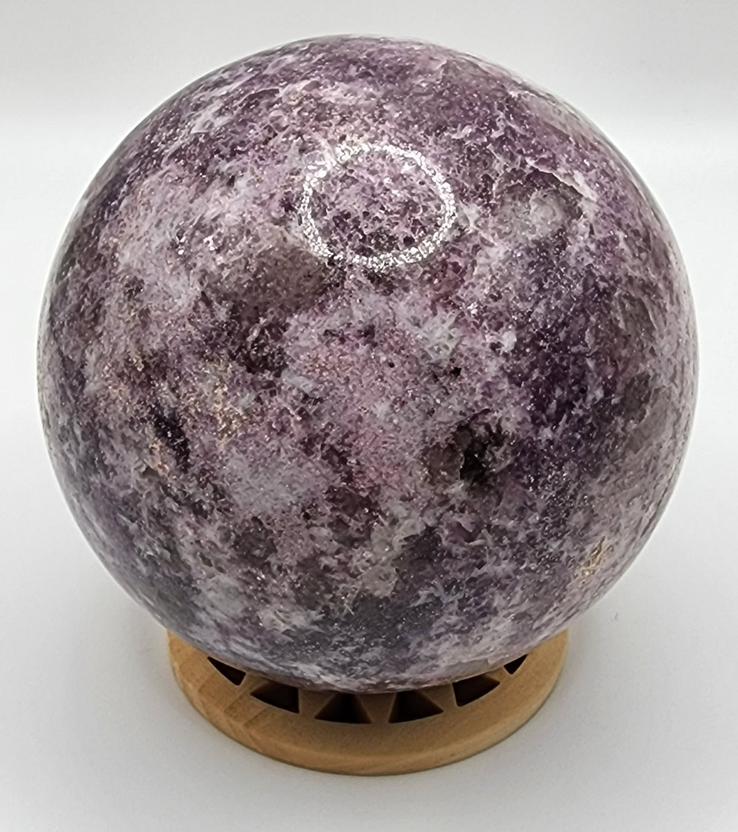 Lepidolite Gemstone Sphere