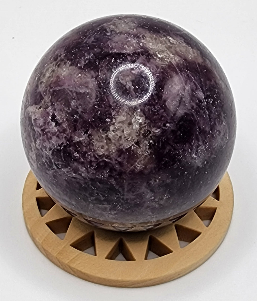Lepidolite Gemstone Sphere