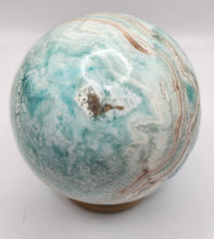 Load image into Gallery viewer, Pistachio Calcite Gemstone Sphere

