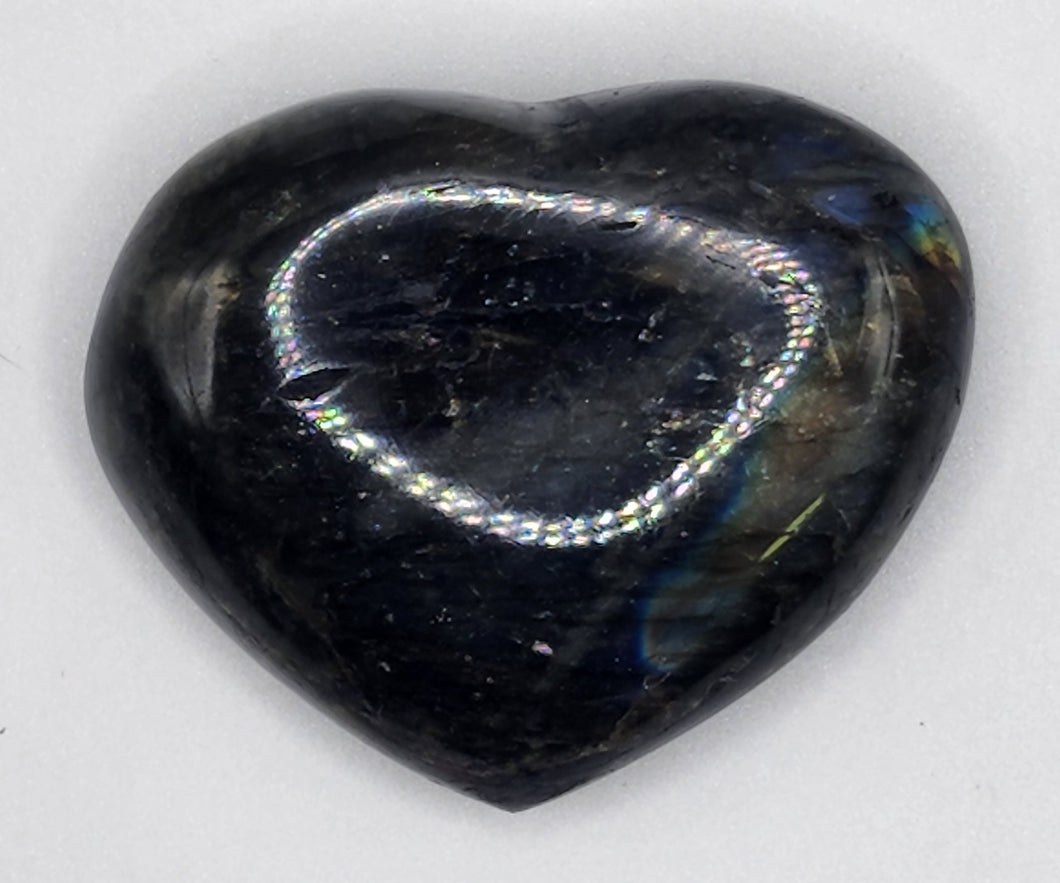Labradorite Gemstone Heart