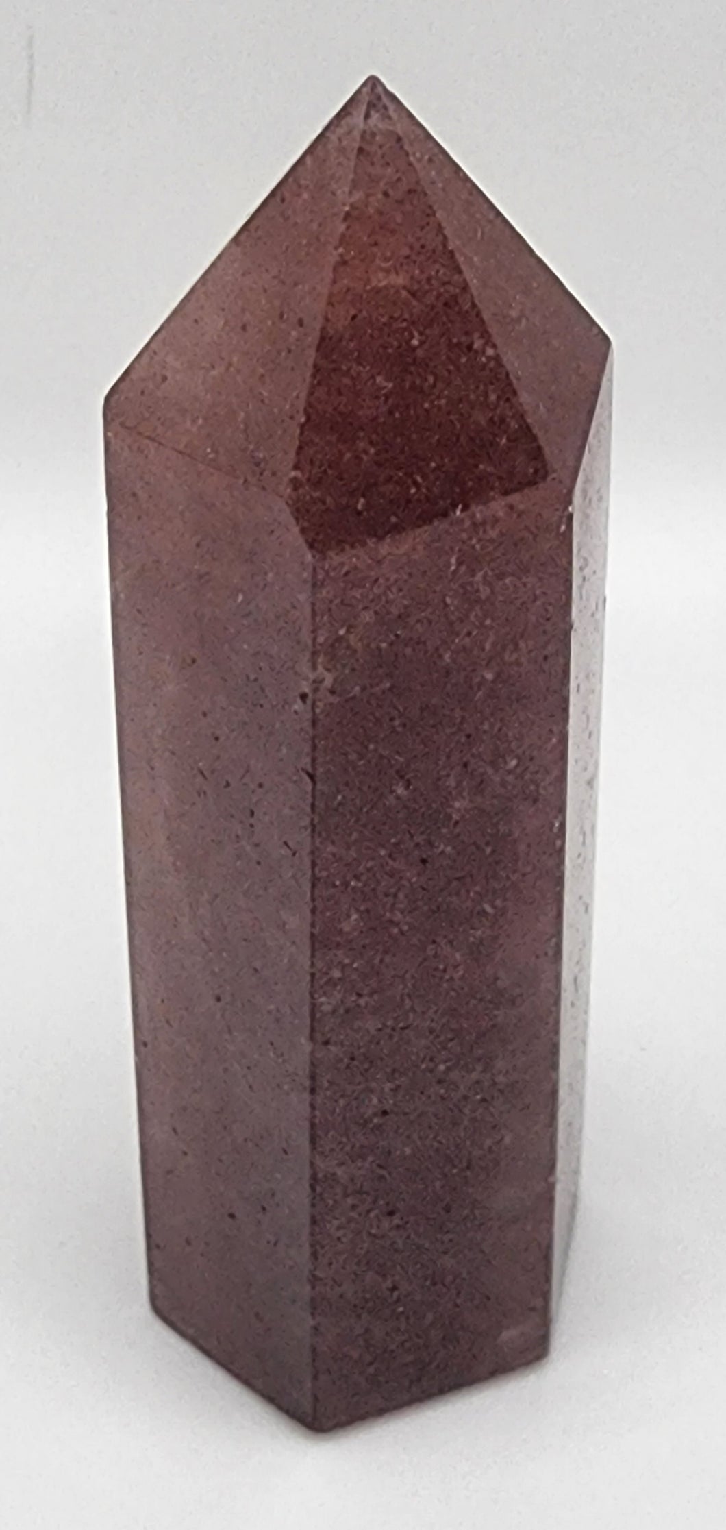 Strawberry Quartz Gemstone Point
