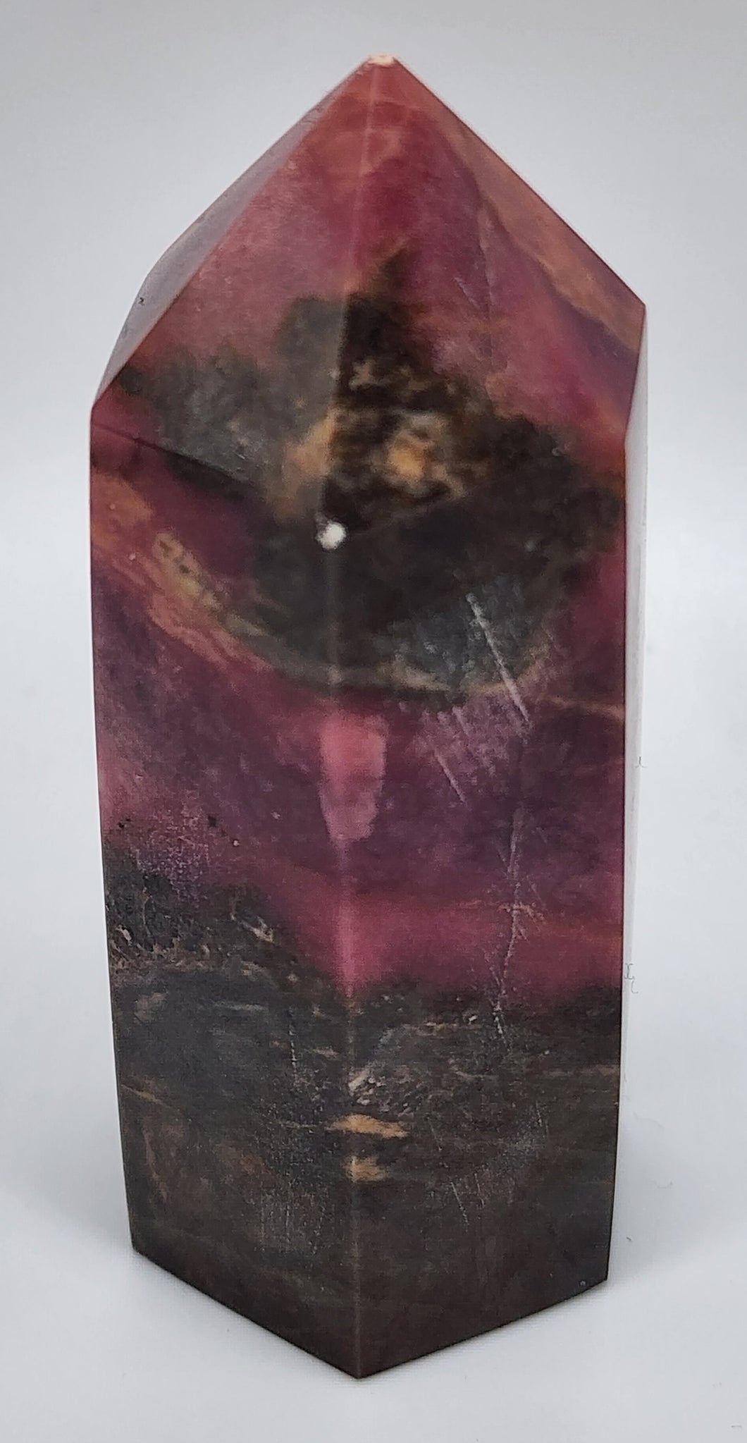 Rhodonite Gemstone Point